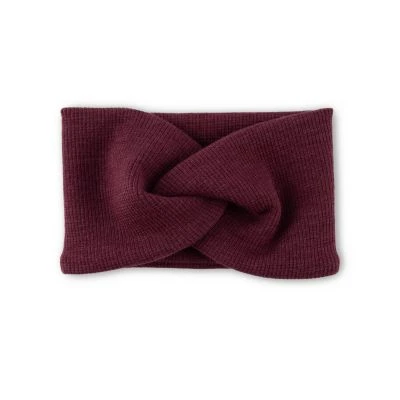 Stirnband mit Knoten Wollstrick 