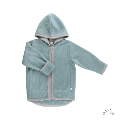 Jacke mit Kapuze aus Baumwolle 