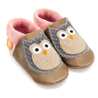 Orangenkinder Lederschuhe Eulalia Eule