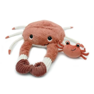 Les Ptipotos – Mama & Baby Krabbe – Kuscheltier