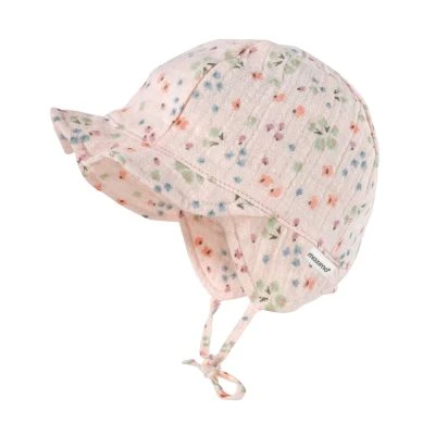 Baby Flap Cap Flowers