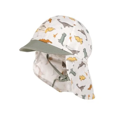  Flap Cap Dino Print 