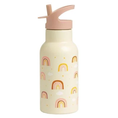 Trinkflasche Edelstahl Regenbogen
