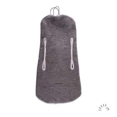 5-Punkt-Gurt Einschlagdecke Wollfleece GOTS