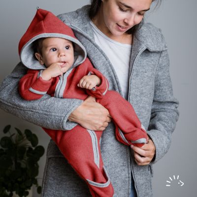 Baby Overall  Baumwollfleece GOTS