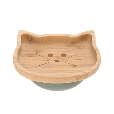 LÄSSIG Teller Bambus Katze