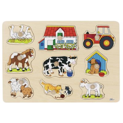 Steckpuzzle Bauernhof 9 Teile, 57908