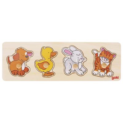 Steckpuzzle Hund,Ente