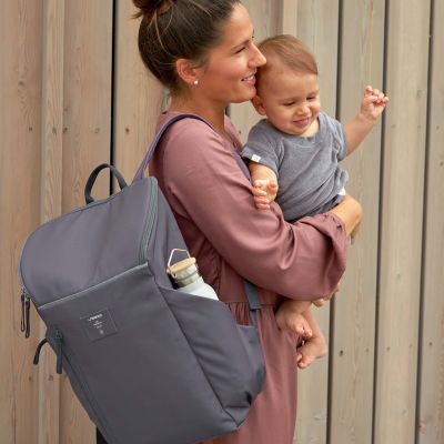 LÄSSIG Wickelrucksack Slender Green Label 