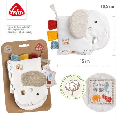 Stoffbuch Elefant fehnNATUR