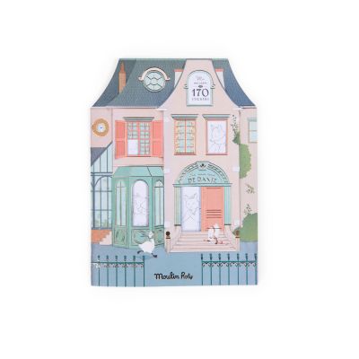 Malbuch/Haus mit Sticker