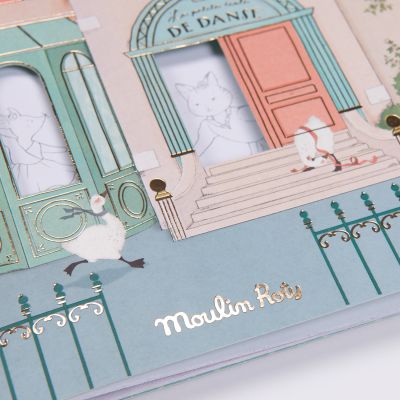 Malbuch/Haus mit Sticker