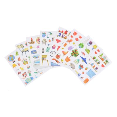 Malbuch/Baum/Sticker,