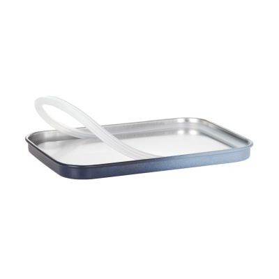 Lunchbox Stainless Steel dark blue/light blue