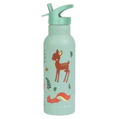 Trinkflasche Edelstahl Waldfreunde